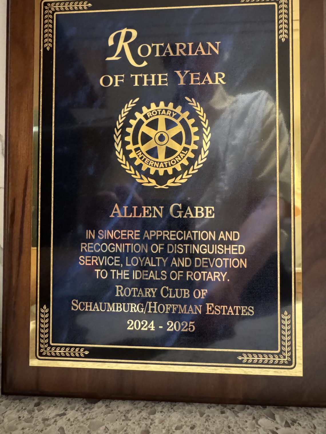 Rotarian of the Year 2025 - Allen Gabe