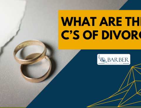 What are the 3 cs of divorce - Barber Law offices